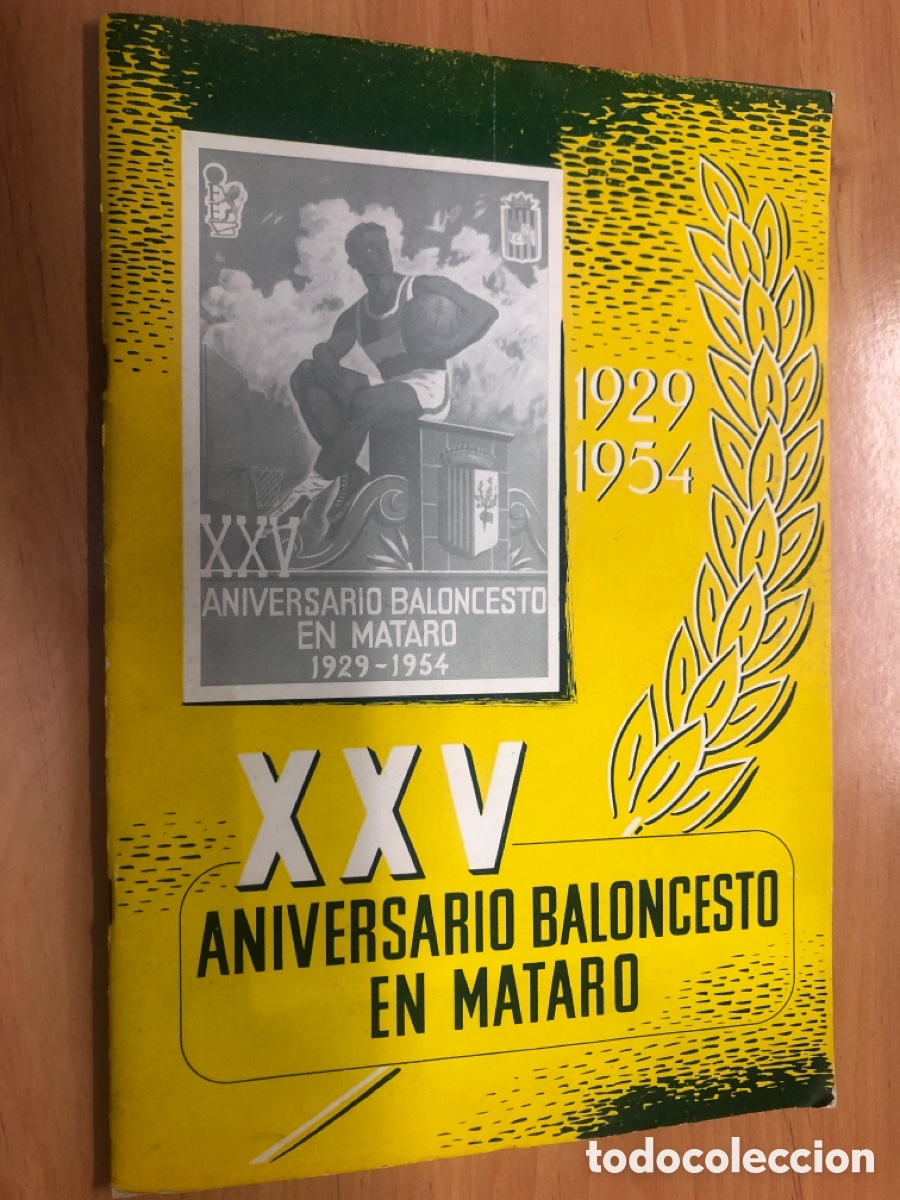 Sammelleidenschaft Sport: REVISTA PROGRAMA XXV ANIVERSARIO BALONCESTO EN MATARO 1929 - 1954 22 PAGINAS