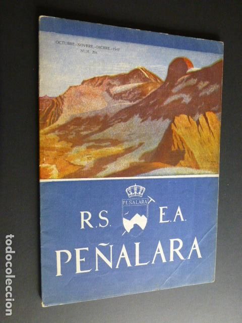 Coleccionismo deportivo: PE&Ntilde;ALARA REVISTA ILUSTRADA DE ALPINISMO SOCIEDAD ESPA&Ntilde;OLA DE ALPINISMO N&ordm; 294 1947