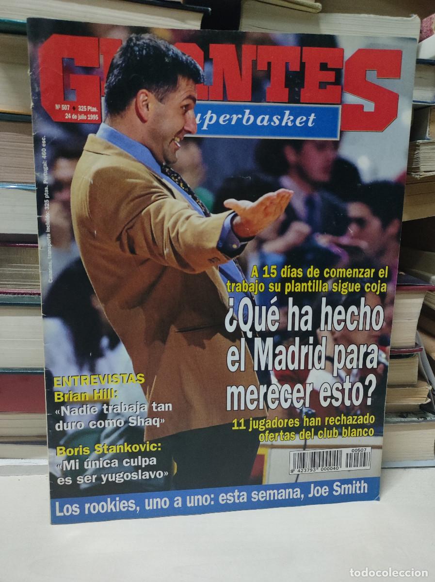 Sports collectibles: GIGANTES DEL SUPERBASKET &iquest;QUE HA HECHO EL MADRID PARA MERECER ESTO? BRIAN HILL / BORIS STANKOVIC
