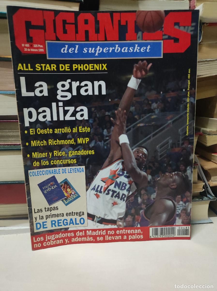 Sports collectibles: GIGANTES DEL SUPERBASKET ALL STAR DE PHOENIX / MITCH RICHMOND MVP / MINER Y RICE