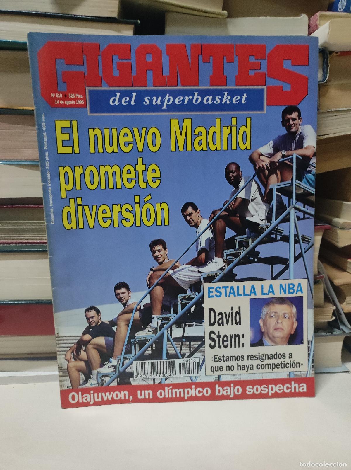 Sammelleidenschaft Sport: GIGANTES DEL SUPERBASKET EL NUEVO MADRID PROMETE DIVERSION / DAVID STERN / OLAJUWON