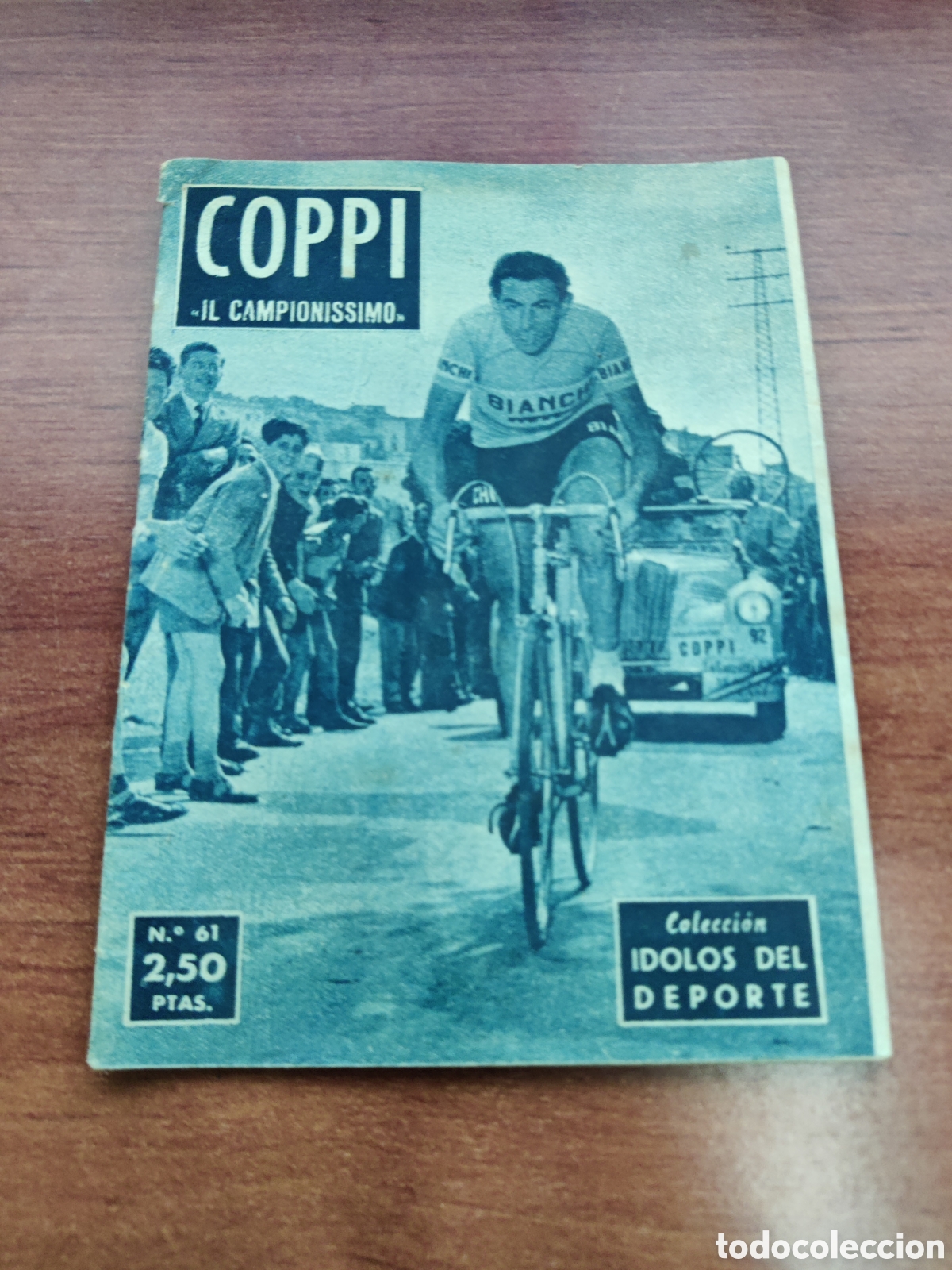 Coleccionismo deportivo: COLECCI&Oacute;N &Iacute;DOLOS DEL DEPORTE N&Uacute;MERO 61 CICLISTA COPPI REVISTA DE CICLISMO