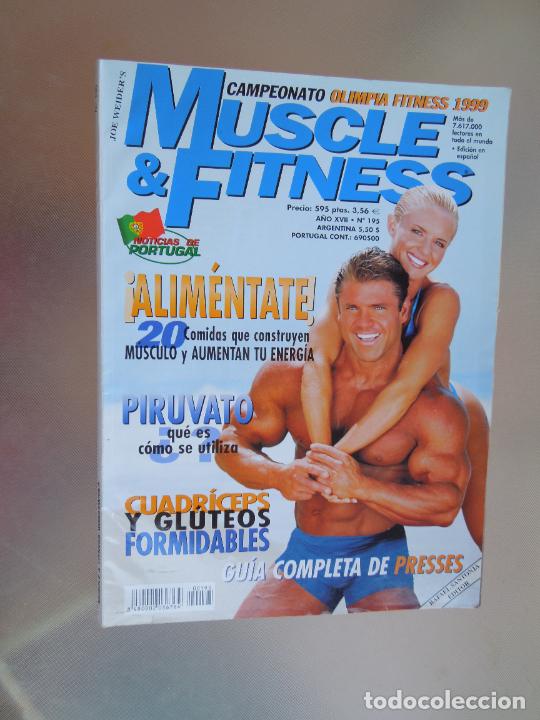 Coleccionismo deportivo: MUSCLE & FITNESS , REVISTA DE CULTURISMO N&ordm; 195 - A&Ntilde;OS 90 - VER INDICE - PIRUVATO