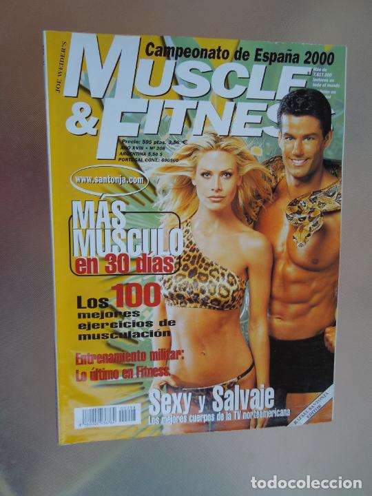 Coleccionismo deportivo: MUSCLE & FITNESS , REVISTA DE CULTURISMO N&ordm; 208 - A&Ntilde;OS 90 - VER INDICE -SEXY Y SALVAJE