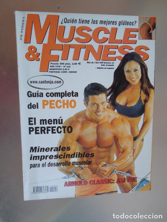 Coleccionismo deportivo: MUSCLE & FITNESS , REVISTA DE CULTURISMO N&ordm; 216 - A&Ntilde;OS 90 - VER INDICE -ARNOLD CLASSIC : ASI FUE