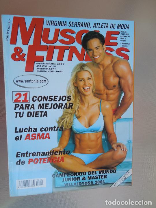 Coleccionismo deportivo: MUSCLE & FITNESS , REVISTA DE CULTURISMO N&ordm; 221 - A&Ntilde;OS 00 - VER INDICE -VILLAJOYOSA 2001