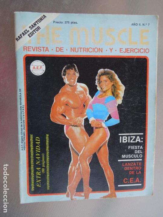 Coleccionismo deportivo: THE MUSCLE REVISTA DE CULTURISMO N&ordm; 7 A&Ntilde;OS 80 - EXTRA NAVIDAD -JEFF WILLIAMS - VER INDICE