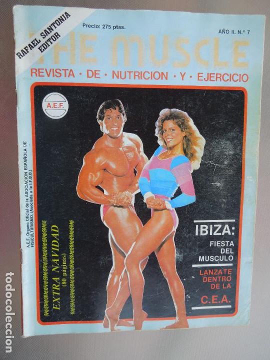 Coleccionismo deportivo: THE MUSCLE REVISTA DE CULTURISMO N&ordm; 7 A&Ntilde;OS 80 - EXTRA NAVIDAD -JEFF WILLIAMS - VER INDICE