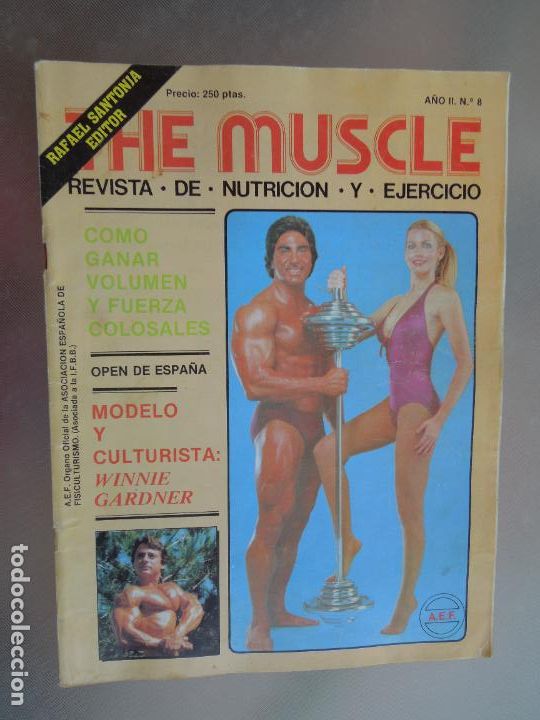 Coleccionismo deportivo: THE MUSCLE REVISTA DE CULTURISMO N&ordm; 7 A&Ntilde;OS 80 -OPEN ESPA&Ntilde;A - WINNIE GARDNER - VER INDICE