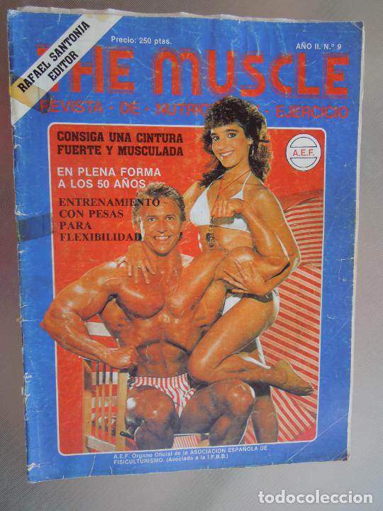 Coleccionismo deportivo: THE MUSCLE REVISTA DE CULTURISMO N&ordm; 9 A&Ntilde;OS 80 -ENTRENAMIENTO CON PESAS MR. OLYMPIA - VER INDICE