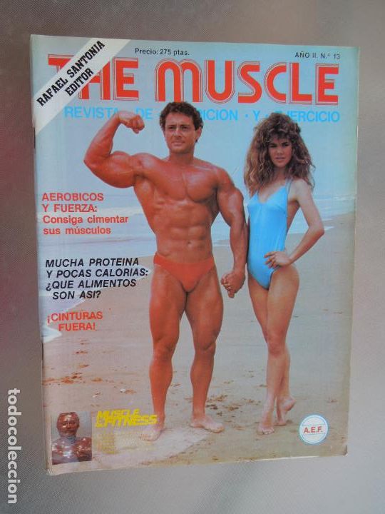 Coleccionismo deportivo: THE MUSCLE REVISTA DE CULTURISMO N&ordm; 13- A&Ntilde;OS 80 -AEROBICOS Y FUERZA-JOHN TERILLI - VER INDICE