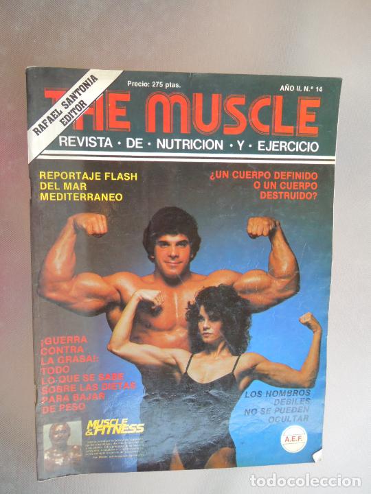 Coleccionismo deportivo: THE MUSCLE REVISTA DE CULTURISMO N&ordm; 14- A&Ntilde;OS 80 -GUERRA CONTRA LA GRASA- PEDRO CONRADO - VER INDICE