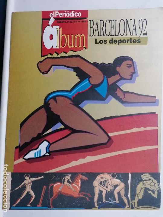 Coleccionismo deportivo: BARCELONA 92, LOS DEPORTES, ALBUM EL PERIODICO, 32 PAG