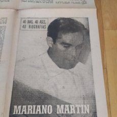 Coleccionismo deportivo: MARIANO MARTIN 40 DIAS 40 ASES 40 BIOGRAFIAS MARCA 1965. Lote 375833179