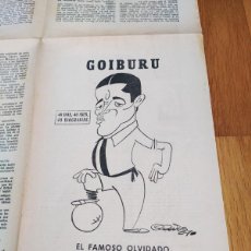 Coleccionismo deportivo: GOIBURU 40 DIAS 40 ASES 40 BIOGRAFIAS MARCA 1967. Lote 375833479