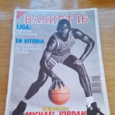 Coleccionismo deportivo: REVISTA BASKET BALONCESTO 16 82 MICHAEL JORDAN SANTIAGO ADAMA BASCONIA NBA VICENTE SALANER. Lote 376154414