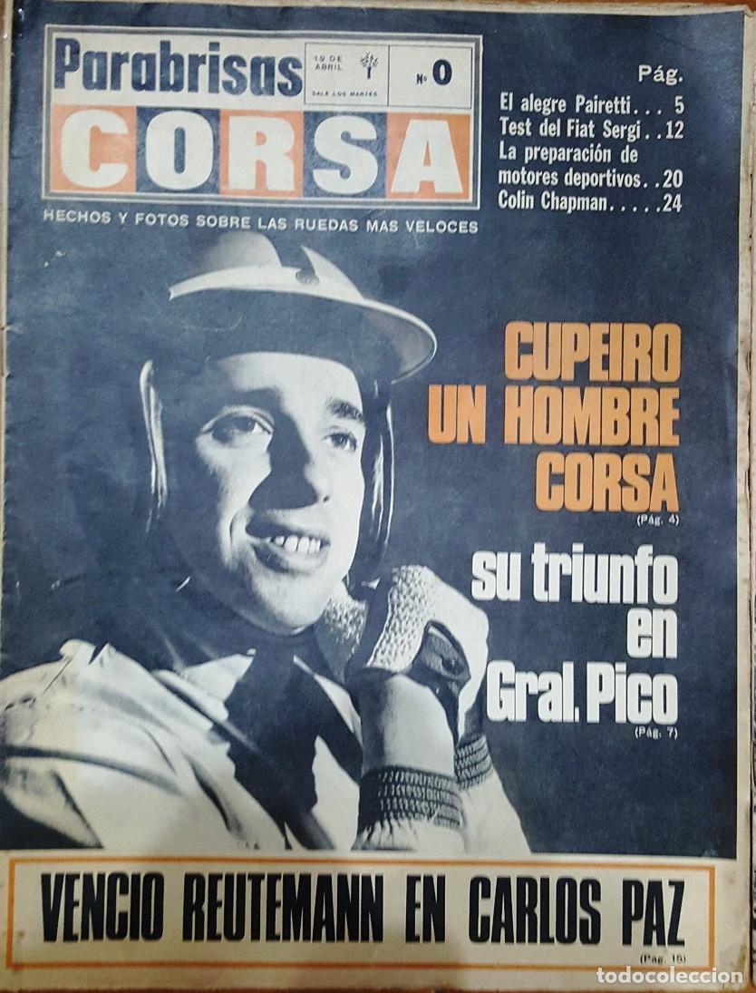 Coleccionismo deportivo: 1966 PARABRISAS CORSA 101 EJEMPLARES DESDE EL NUMERO 0 AL NUMERO 100 SIN FALTANTES BUEN ESTADO