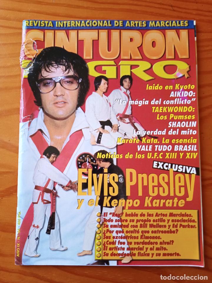 Sammelleidenschaft Sport: CINTURON NEGRO 94 DE 1997. ELVIS KENPO KARATE, PUMSES TAEKWONDO, SHAOLIN, VALE TUDO SEVERN, AIKIDO..