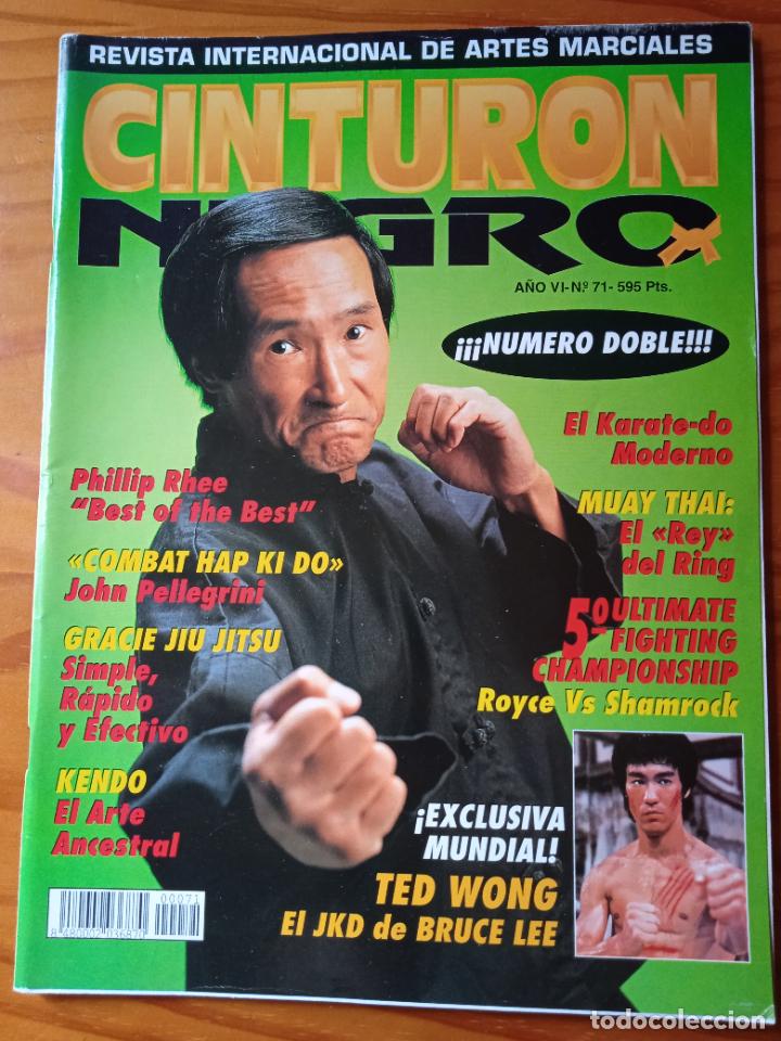 Sammelleidenschaft Sport: CINTURON NEGRO 71 DE 1995. TED WONG JKD, GRACIE JIU JITSU, UFC V, JOHN PELLEGRINI, KENDO, KARATE DO