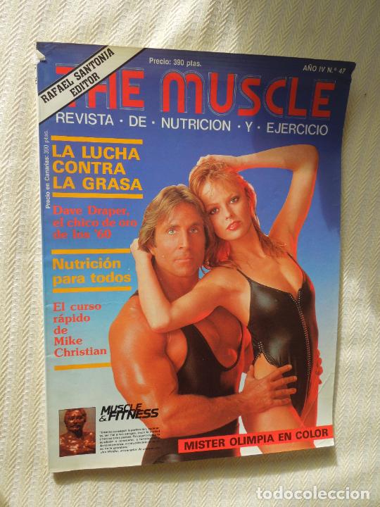 Sports collectibles: THE MUSCLE REVISTA DE CULTURISMO N&ordm; 47- A&Ntilde;OS 80-LUCHA CONTRA LA GRASA - DAVE DRAPER