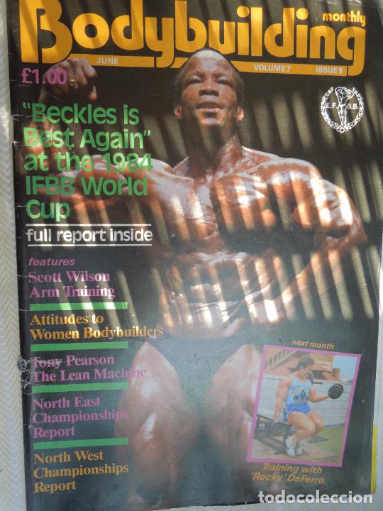 Sports collectibles: BODYBUILDING MONTHLY VOL 7 ISSUE 9- REVISTA DE CULTURISMO -06-1984- BECKLES - SCOTT WILSON - INGLES