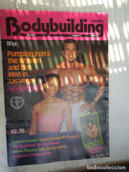Sports collectibles: BODYBUILDING MONTHLY VOL 7ISSUE - REVISTA DE CULTURISMO -03-1984- THE HULK - ROY CHAVEZ INGLES