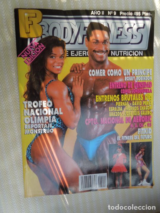 Sports collectibles: BODYFITNESS REVISTA DE EJERCICIO Y NUTRICION N&ordm; 9 - A&Ntilde;OS 1990 - ROBBY ROBINSON - TROFEO NACIONAL OLI