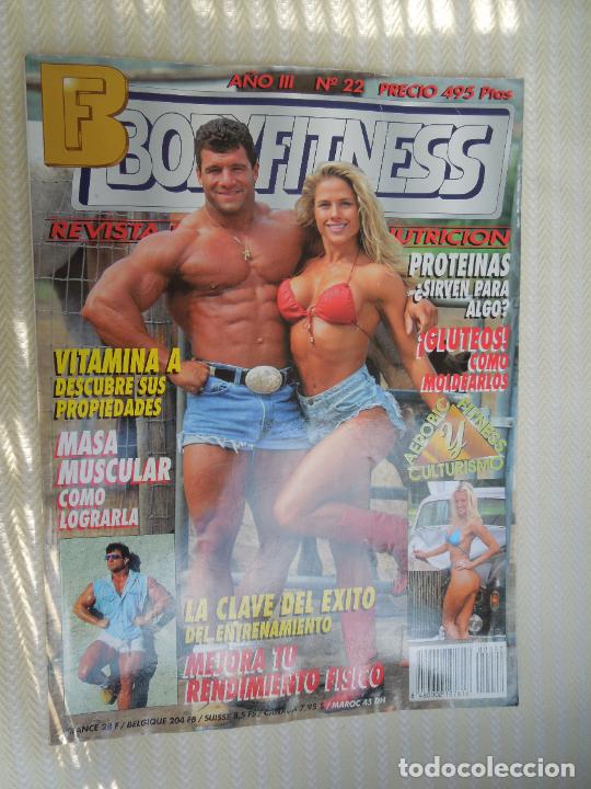 Sports collectibles: BODYFITNESS REVISTA DE EJERCICIO Y NUTRICION N&ordm; 22 - A&Ntilde;OS 1990 - MASA MUSCULAR - AARON BAKER