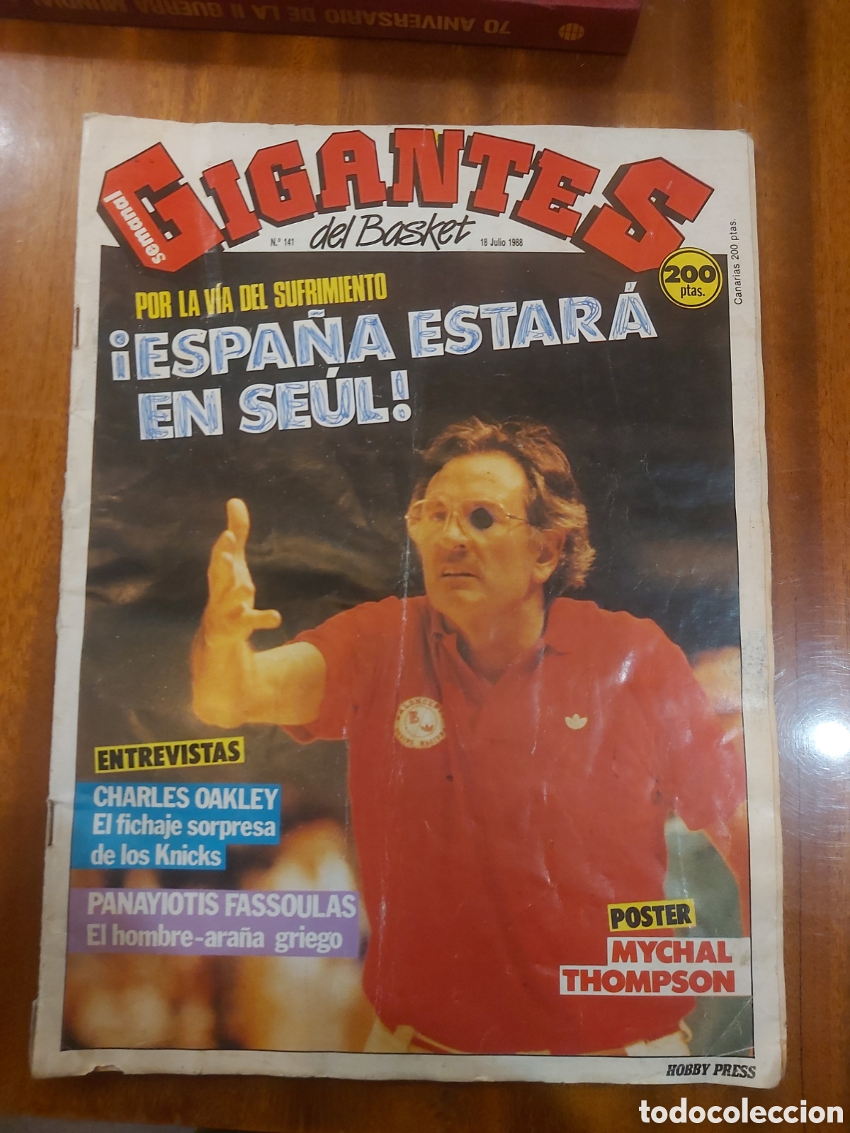 Sports collectibles: Gigantes 1988 Espa&ntilde;a estar&aacute; seul deportes Baloncesto selecci&oacute;n espa&ntilde;ola