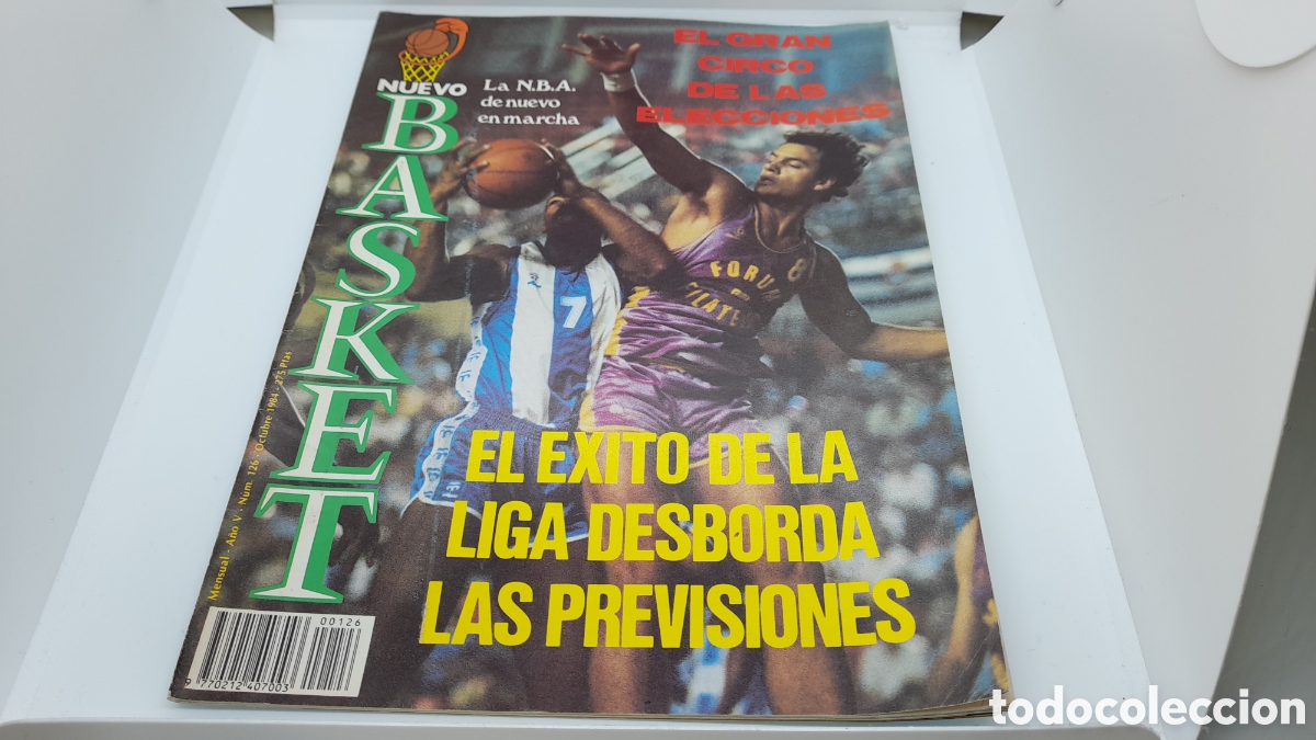 Coleccionismo deportivo: REVISTA NUEVO BASKET. NUM 126.. A&Ntilde;O 1984.