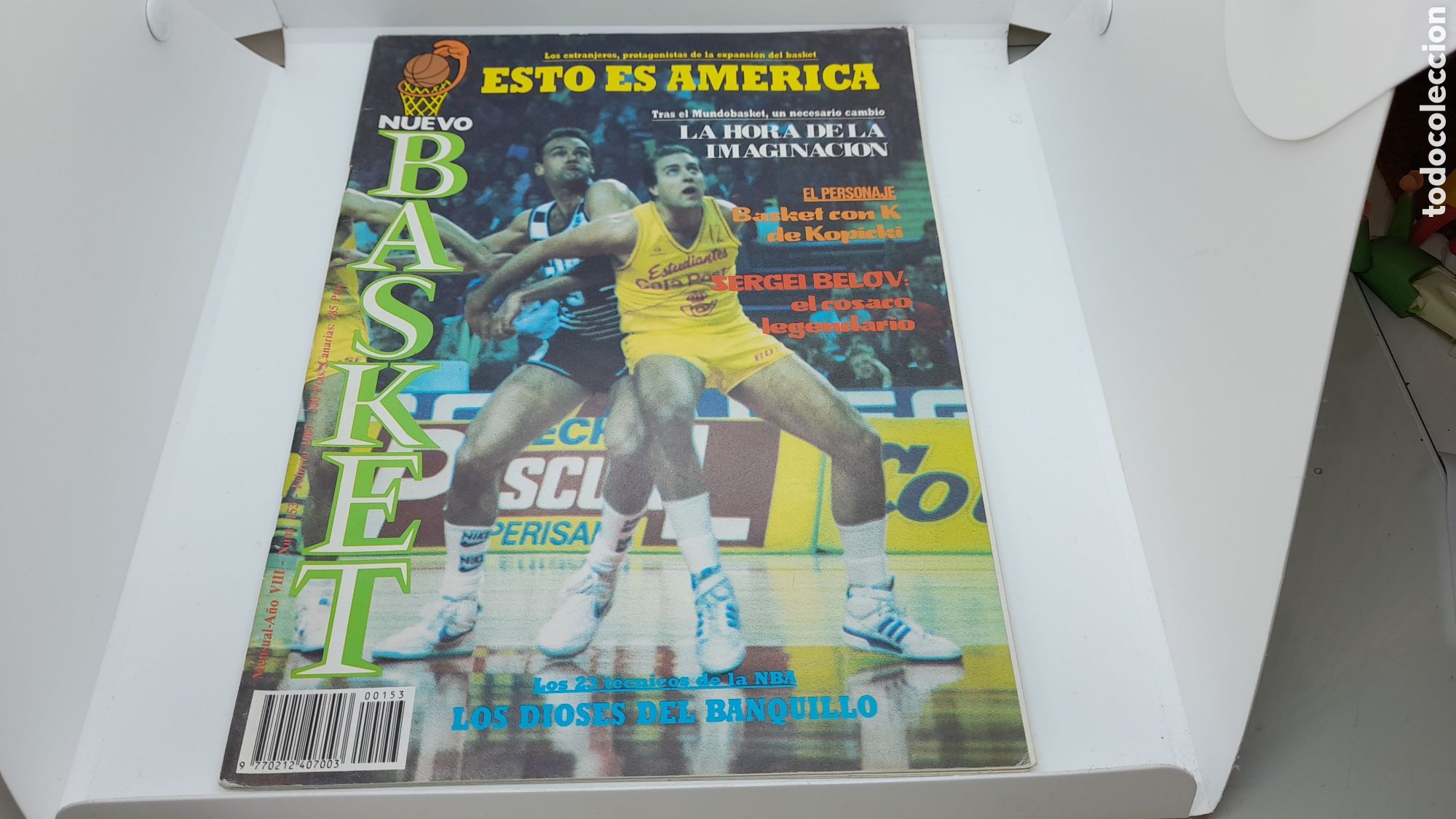 Coleccionismo deportivo: REVISTA NUEVO BASKET. NUM 153. A&Ntilde;O 1987