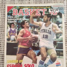 Collezionismo sportivo: ESTRELLAS DEL BASKET 16 Nº 91 JULIO 1989 EUROBASKET ZAGREB ‘89 - FINALES NBA DETROIT CAMPEON