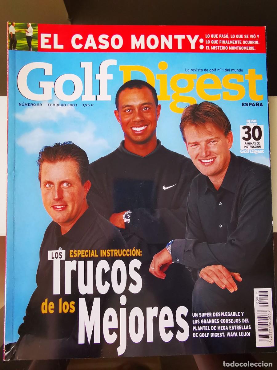 Sammelleidenschaft Sport: REVISTA DEPORTIVA GOLF DIGEST ESPA&Ntilde;A FEBRERO 2003 N&ordm; 59 TIGER WOODS LOS TRUCOS DE LOS MEJORES
