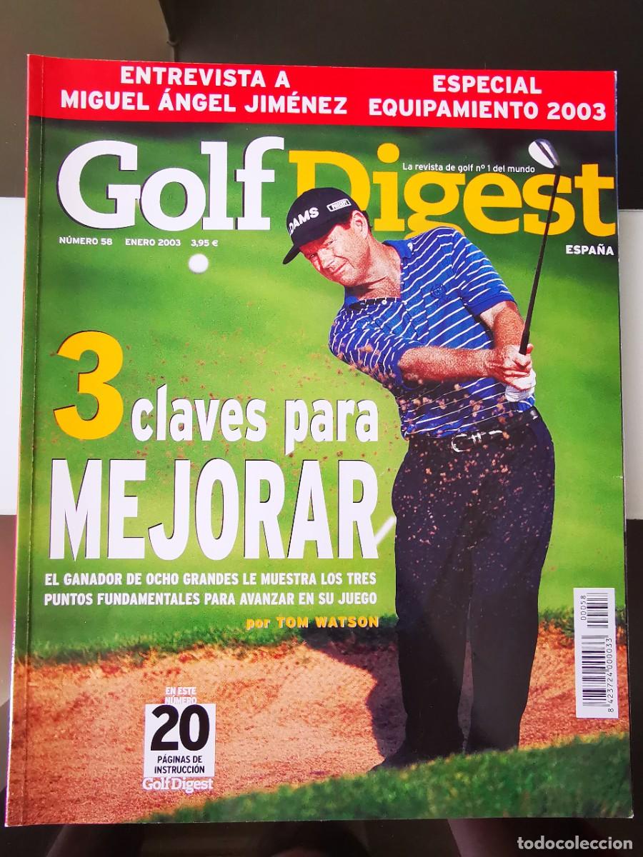 Sammelleidenschaft Sport: REVISTA DEPORTIVA GOLF DIGEST ESPA&Ntilde;A ENERO 2003 N&ordm; 58 TOM WATSON 3 CLAVES PARA MEJORAR