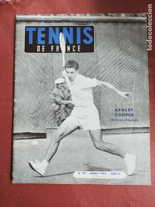 Coleccionismo deportivo: REVISTA TENNIS DE FRANCE N&ordm; 47 - MARS 1957. ASHLEY COOPER CHAMPION D'AUSTRALIE