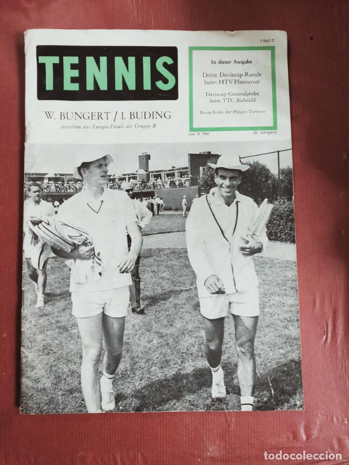 Coleccionismo deportivo: REVISTA TENNIS N&ordm; 11 /1966. W. BUNGERT / I. BUDING ERREICHTEN DAS EUROPA-FINALE DER GRUPPE B.