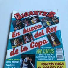 Coleccionismo deportivo: REVISTA GIGANTES DEL BASKET NÚMERO 331. AÑO 1992.. Lote 397437409