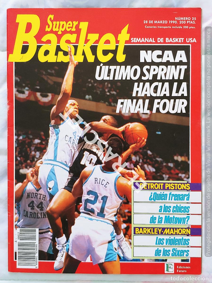 Coleccionismo deportivo: SUPER BASKET - EDICIONES FUTURO - REVISTA N&ordm; 25 - MARZO 1990.