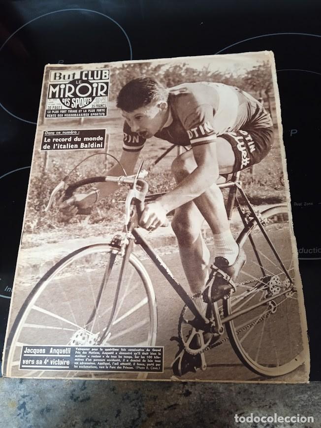 Coleccionismo deportivo: REVISTA CICLISMO BUT CLUB LE MIROIR DES SPORT / A&Ntilde;O 1956 / JACQUES ANQUETIL