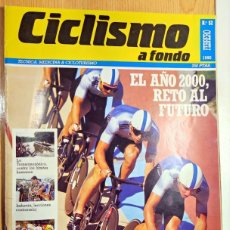 Coleccionismo deportivo: REVISTA CICLISMO A FONDO Nº 52 1990 POSTER MURGIALDAY BH TEMPORADA 90 BILBAO INDURAIN. Lote 402082954