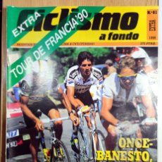 Coleccionismo deportivo: CICLISMO A FONDO Nº 61 - EXTRA TOUR DE FRANCIA 1990 POSTER EDUARDO CHOZAS- INDURAIN. Lote 402093794