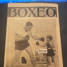 Coleccionismo deportivo: BOXEO - ANTIGUA REVISTA BOXEO BARCELONA 18 DICIEMBRE 1934 AÑO XI NUM. 501 GIRONES - MILLER. Lote 402453104