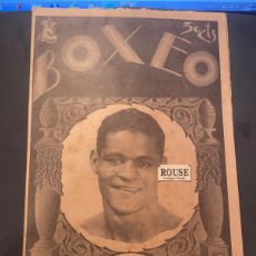 Coleccionismo deportivo: BOXEO - ANTIGUA REVISTA BOXEO BARCELONA 20 FEBRERO 1934 AÑO XI NUM. 464 UZCUDUM - SCHMELING GRANDES. Lote 402467049