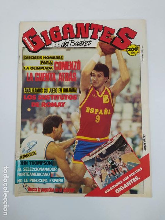 Coleccionismo deportivo: REVISTA GIGANTES DEL BASKET N&ordm; 142. 25 JULIO 1988. SUSTITUTOS DE ROMAY. TDKR62