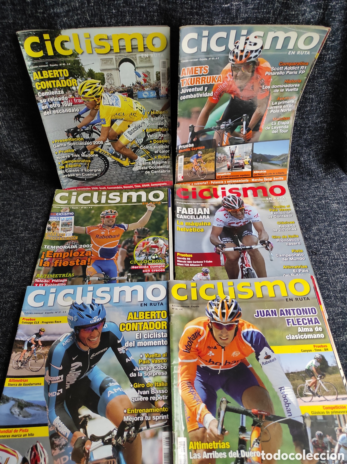 Coleccionismo deportivo: CICLISMO EN RUTA - LOTE DE 6 EJEMPLARES - CICLISMO BICICLETA