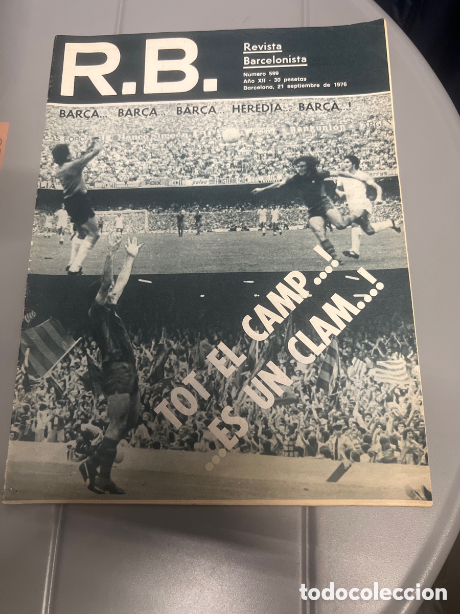 Sports collectibles: T2/A2/74. REVISTA BARCELONISTA 21 SEPTIEMBRE DE 1976