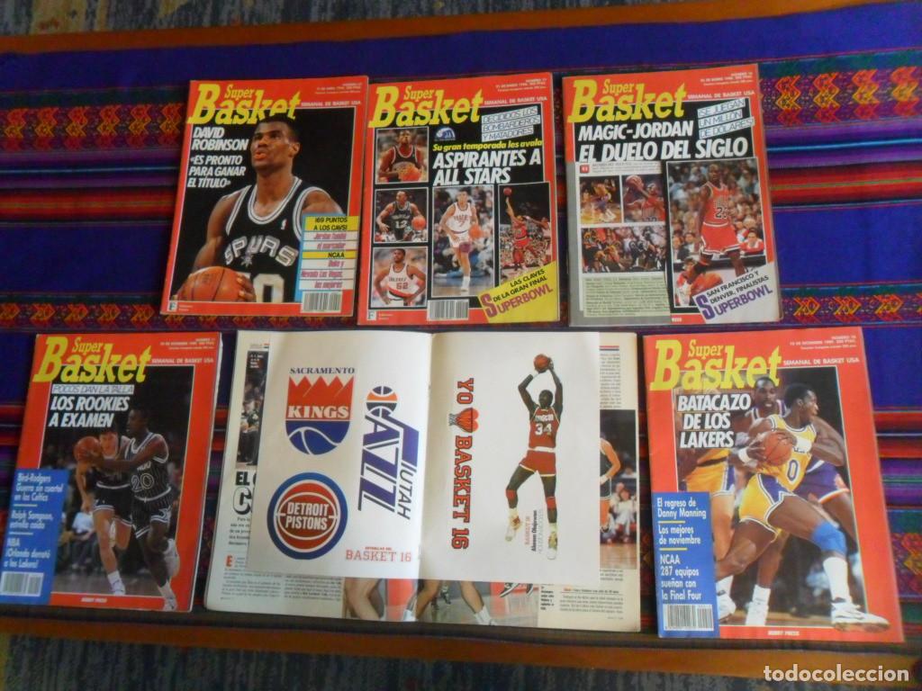 Sports collectibles: CON PEGATINA AKEEM OLAJUWON ESTRELLAS DEL BASKET 16 N&ordm; 37 Y SUPER BASKET N&ordm;S 10 11 16 17 27. 1988.