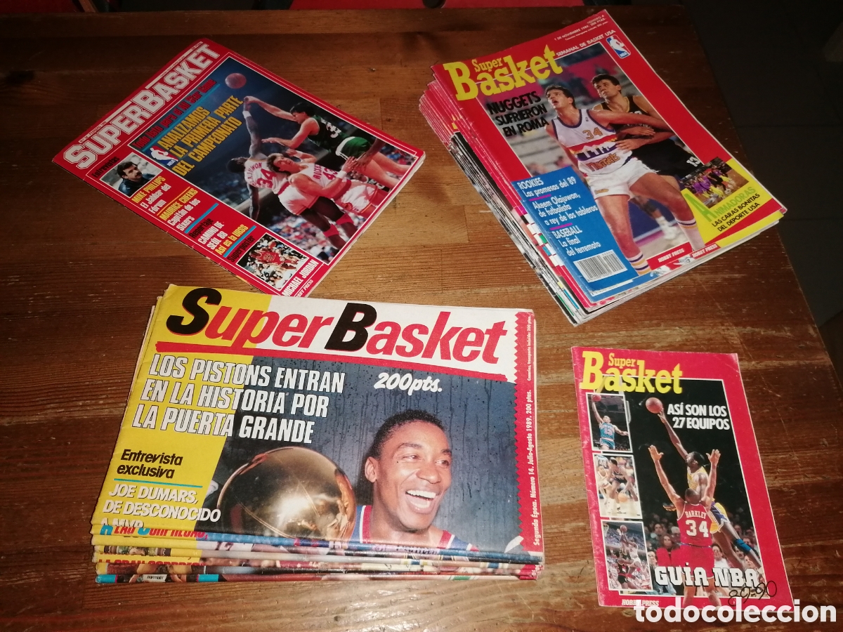 Collectionnisme sportif: Lote SUPER BASKET a&ntilde;os 80