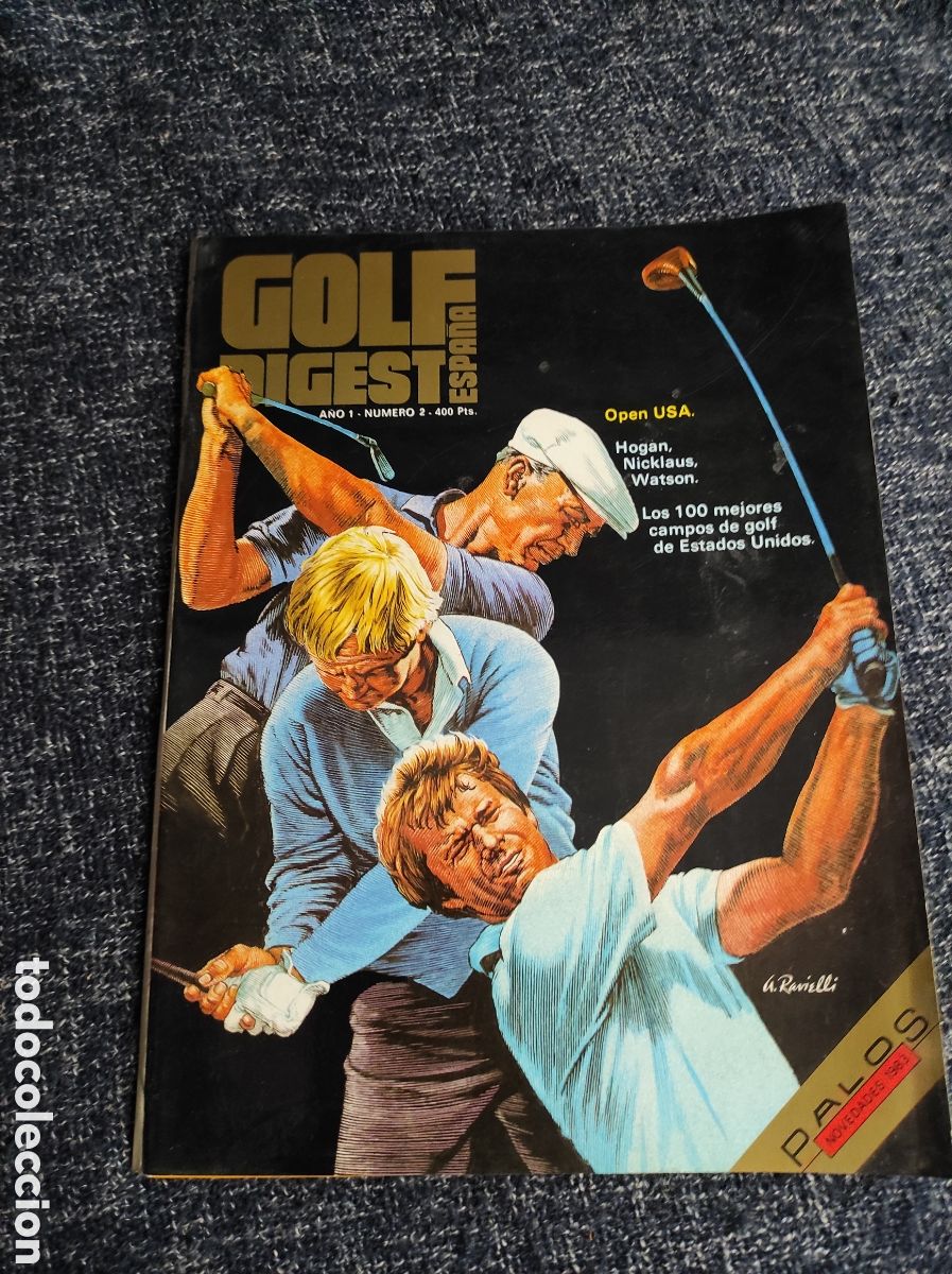 Sports collectibles: GOLF DIGEST ESPA&Ntilde;A N&ordm; 2 LOS 100 MEJORES CAMPOS DE GOLF DE ESTADOS UNIDOS - EDICION A&Ntilde;OS 80