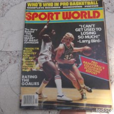Coleccionismo deportivo: SPORT WORLD APRIL 1981, WHO'S WHO, IN PRO BASKETBALL, LARRY BIRD,MAGIC JOHNSON